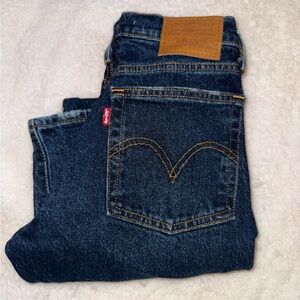 Levi's Dark Blue wedgie straight  Jeans